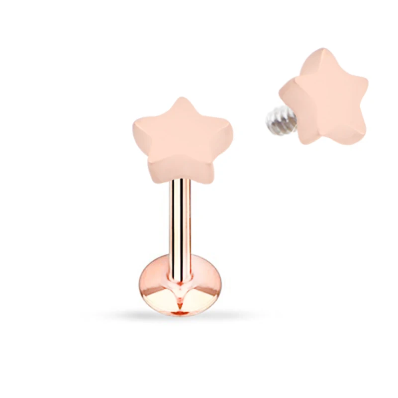 Новый продукт пирсинг для ушей губ тела хрящевая спираль Козелка звезда штанга