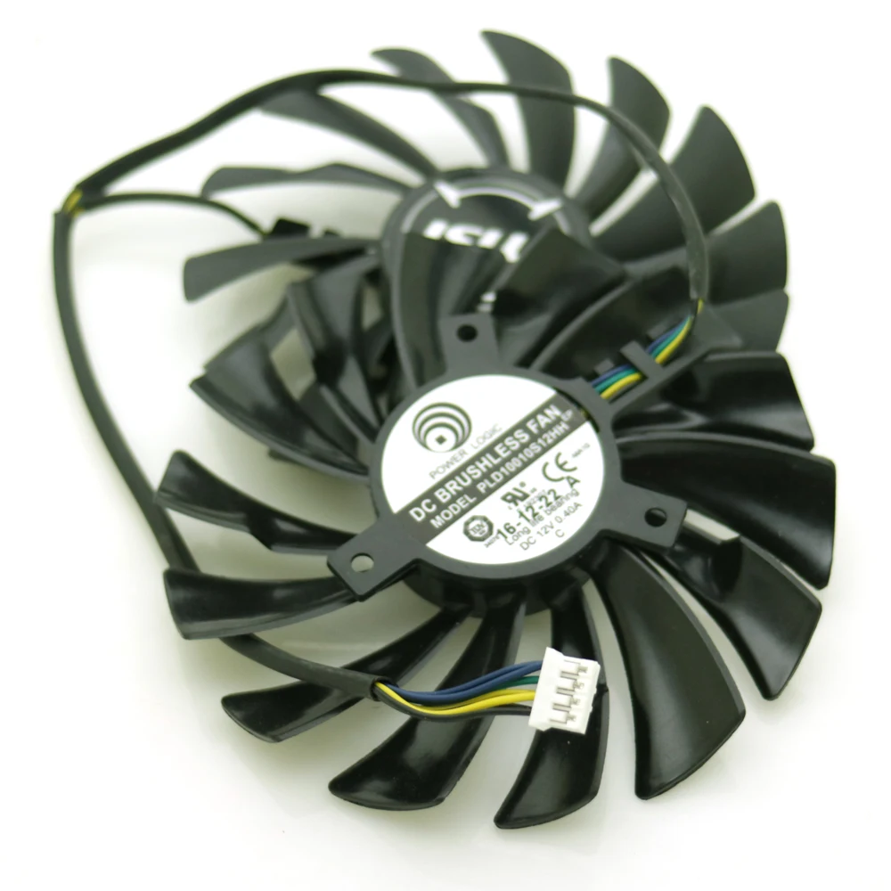 2 шт./лот PLD10010S12HH 12 В постоянного тока 0 40 а 95 мм VGA вентилятор 4 контакта для