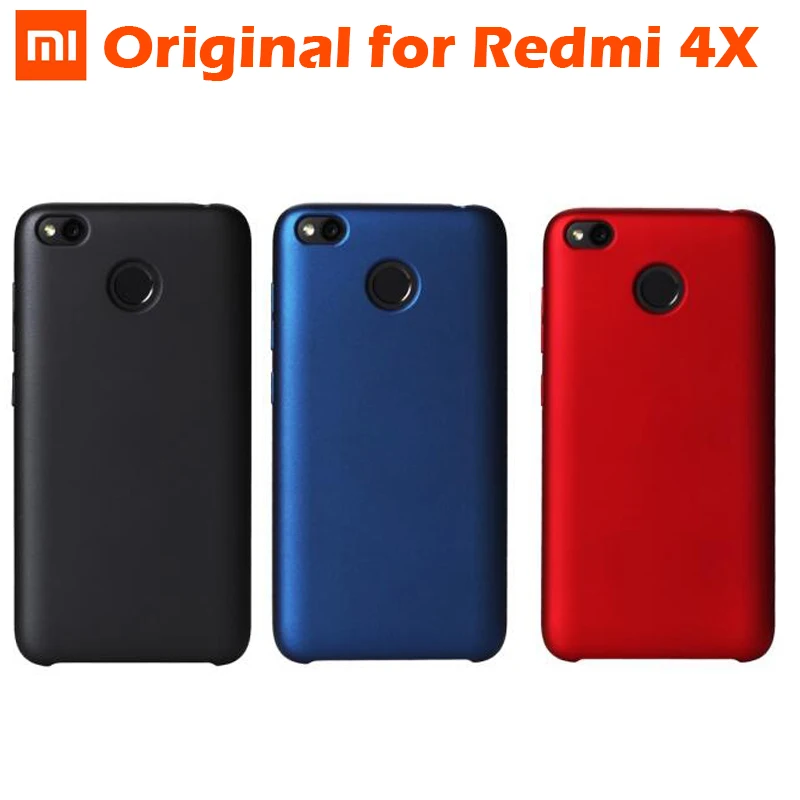 Бархатный Чехол для Xiaomi Redmi 4X 100% оригинал Материал: жесткий пластик + волокно