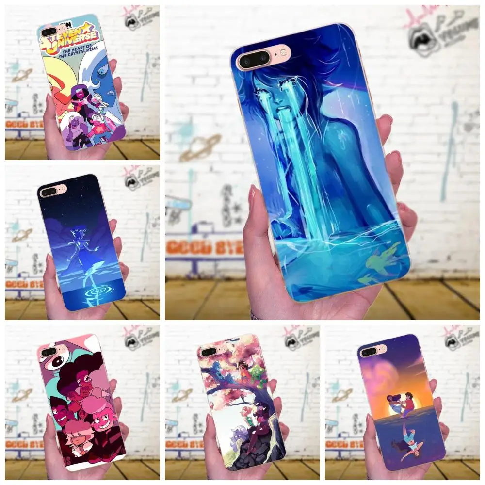 Steven Universe Doodle Crystal Gem Для Galaxy A3 A5 A7 On5 On7 2015 2016 2017 Grand Alpha G850 Core2 Prime S2 I9082|Чехлы-накладки| |