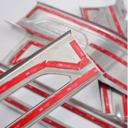 

For Jaguar XF 2016 2017 304 Stainless Steel Car Door Sill Plate Protector Cover Plate Trim Sticker 4pcs