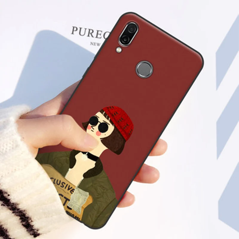 Чехол 6 3 дюйма для Huawei Honor Play Модный милый мягкий чехол с мультяшным рисунком