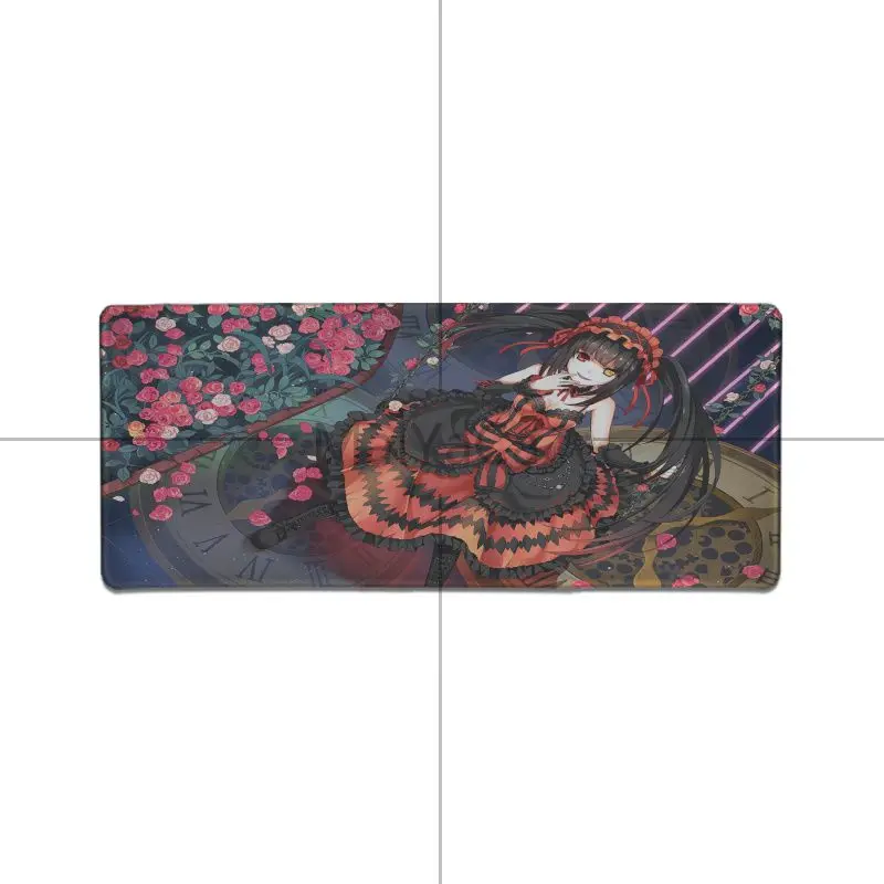MaiYaCa DATE A LIVE Tokisaki Kurumi аниме уникальный настольный коврик игровой для мыши большой