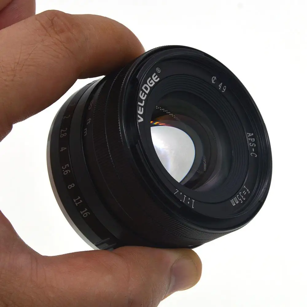 Объектив с большой диафрагмой Prime APS-C для Sony E Mount беззеркальных камер A7III A9 NEX 3 3N 5 5T