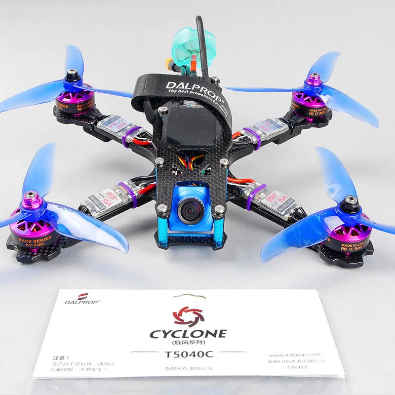 2 пары Циклон Dalprop T5040C 5 дюймов 3-лопастной Пропеллер CW/CCW 4 цвета для гоночный автомобиль для рок-кроулинга гоночный квадролет с дистанционным управлением с видом от первого лица Квадрокоптер VS Racerstar