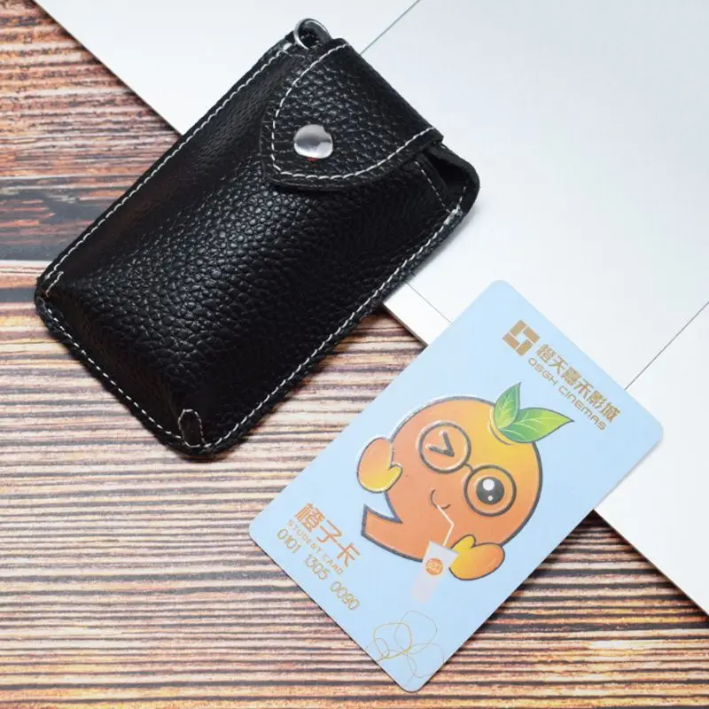 1 шт. женский и мужской кожаный чехол кошелек|Ключницы| |