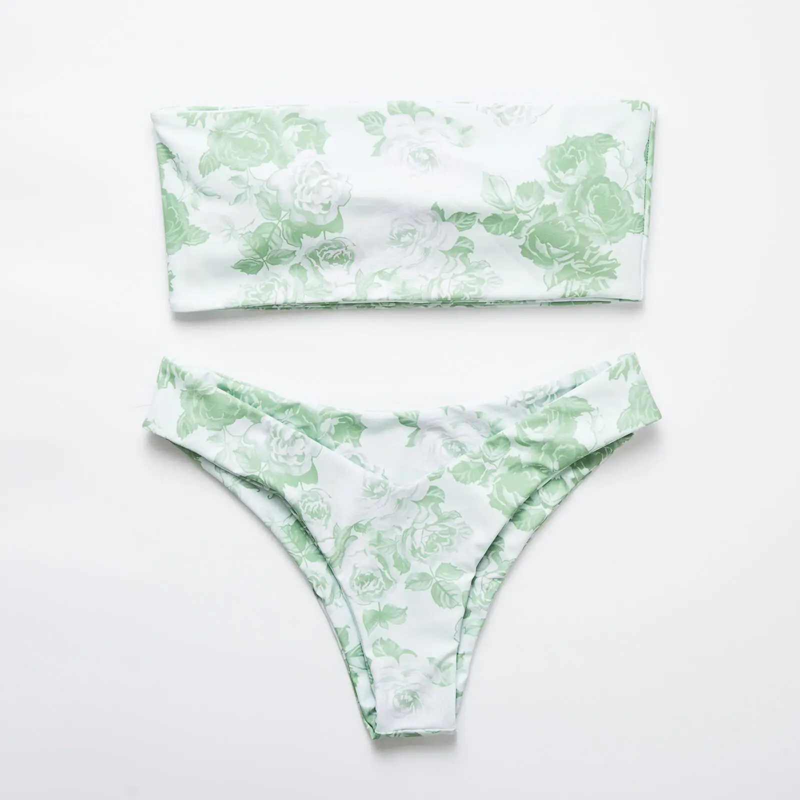 Женский цветочный бюстгальтер с высокой талией пуш-ап подкладкой сетчатый