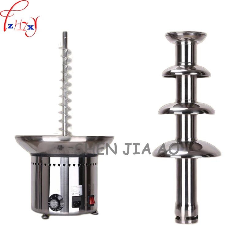 

ANT-8060 Commercial 4-layers stainless steel chocolate fountain machine Chocolate heating pot waterfall machine 110/220V 1PC