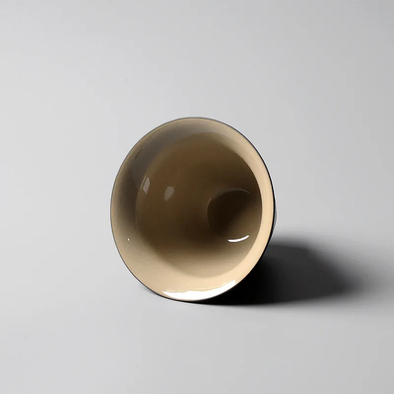 Набор черных керамических чашек Gaiwan в античном стиле набор чайных Tureen Ceremony для