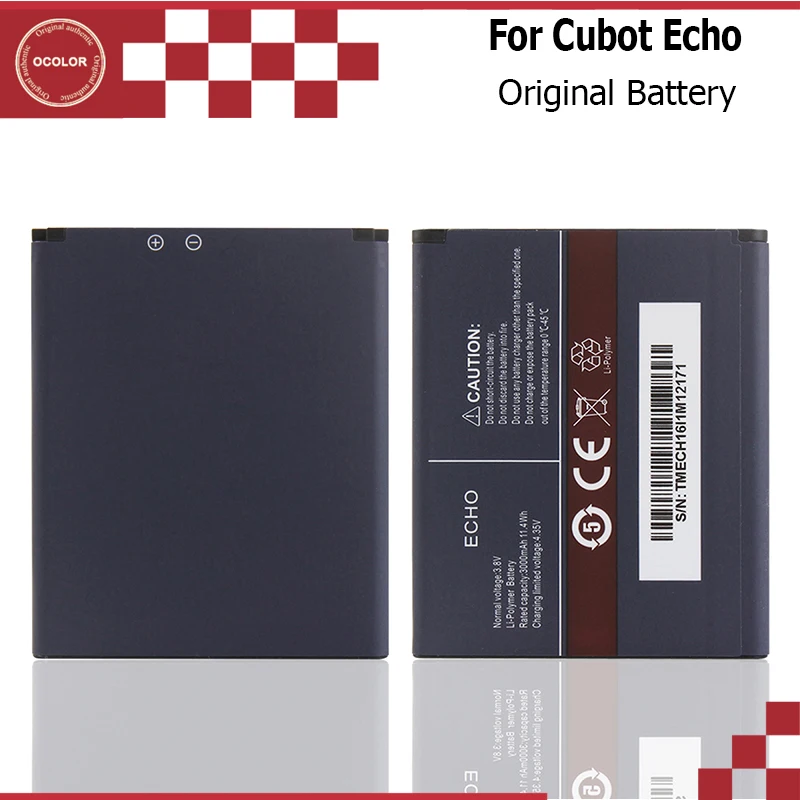 Ocolor для Cubot Echo батарея 100% 3000 mAh запасная резервная смартфон 3 8 V Bateria в наличии|battery