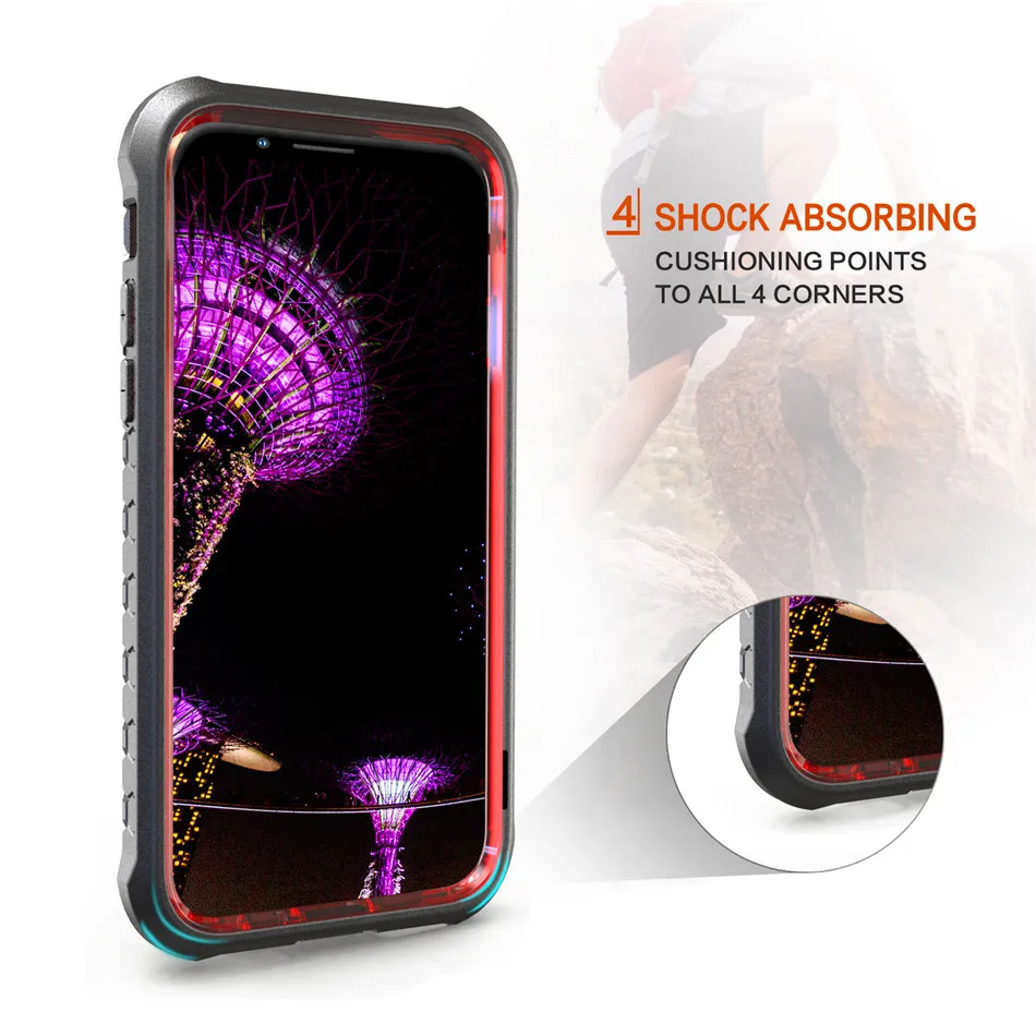 Case for iPhone 7 8 Shockproof Military Drop Tested Silicon Armor Cover 6 6s Foldable Kickstand TPU Coque Shell | Мобильные телефоны