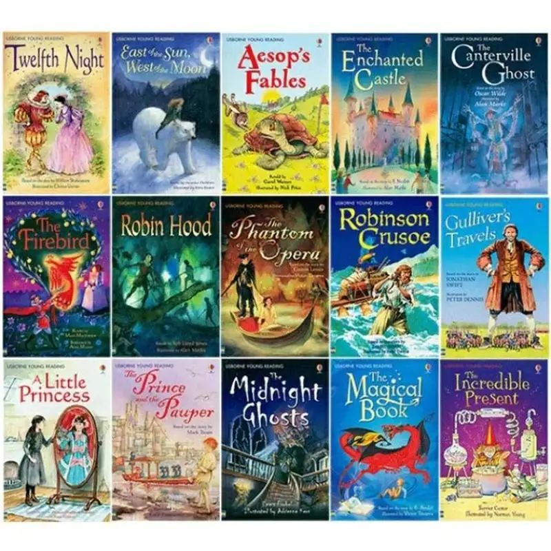 40 книг/набор сборника для чтения Usborne уверенных читателей: моя четвёртая