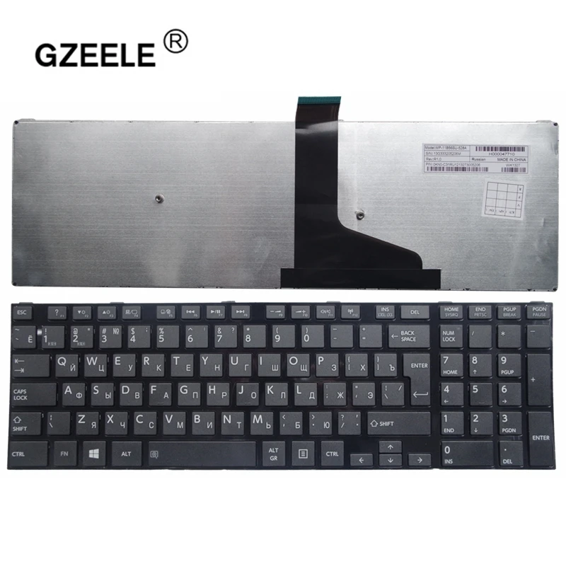 Новая русская/английская клавиатура для Toshiba Satellite l50-a S50-A S55-A l70-A l75-A C70-A S50D C75-A S50t с