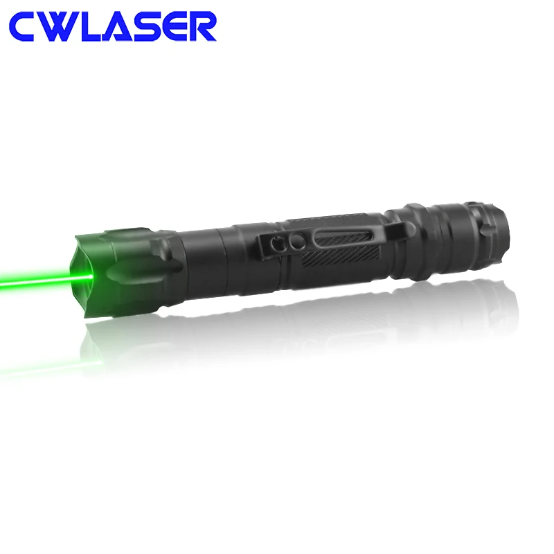 

CWLASER 532nm Powerful 5mW Green Laser Pointer with Clip (Black)