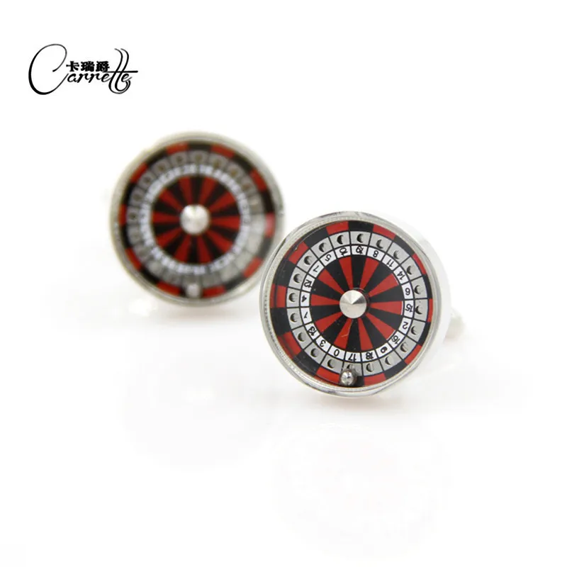 Lucky big roulette fun modeling cufflinks men's French shirt cuffslinks | Украшения и аксессуары