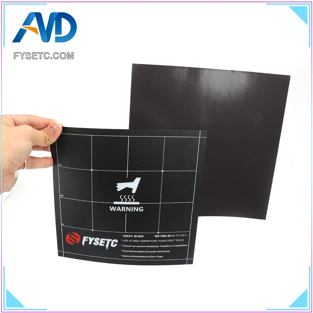 Винтовка Magnetik Heatbed 2 в 1 с клейкой основой 3M 220x220 мм для Wanhao i3 Anet A8 A6 Ender 5|Детали и