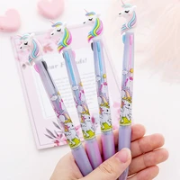 20pcslot wedding party favor gift for guests students unicorn 36 color press pen back to school present office signature pen