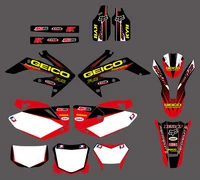 graphics backgrounds decal stickers kit for honda crf250x 4 strokes 2004 2005 2006 2007 2008 2009 2010 2011 2012 crf 250x