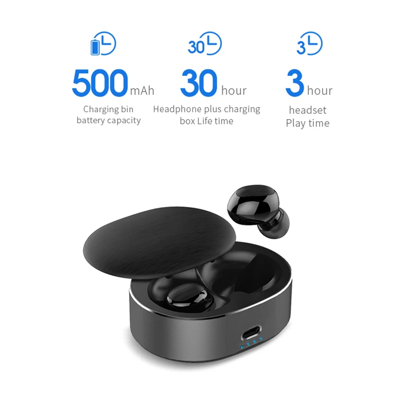 Беспроводные наушники XGODY B20 TWS Bluetooth 5 0 мини портативные стереонаушники с