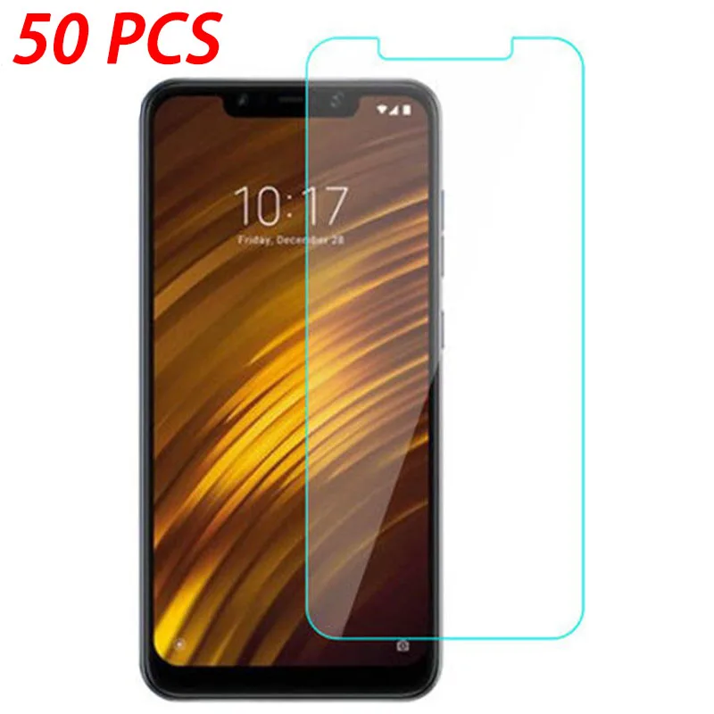 50 шт для pocophone f1 защита экрана закаленное стекло 9H xiomi redmi 6pro оптовик Xiaomi 8 |