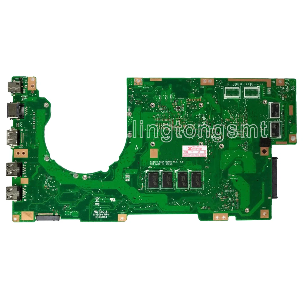 Материнская плата K501UX 8 ГБ ОЗУ I7-6500U GTX950M для ASUS K501UX K501UB K501U K501 материнская плата для ноутбука K501UX тест материнской платы ОК