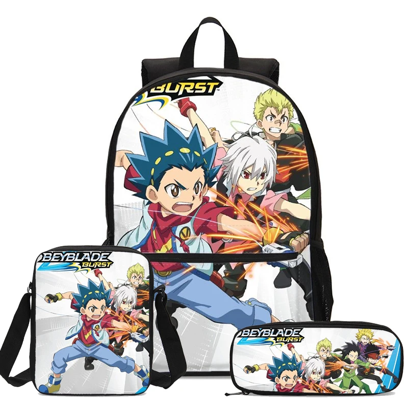 3 шт. комплект с сумкой Beyblade взрыв игры дизайн дети рюкзак сумка Mochila Mujer Bolsa Escolar