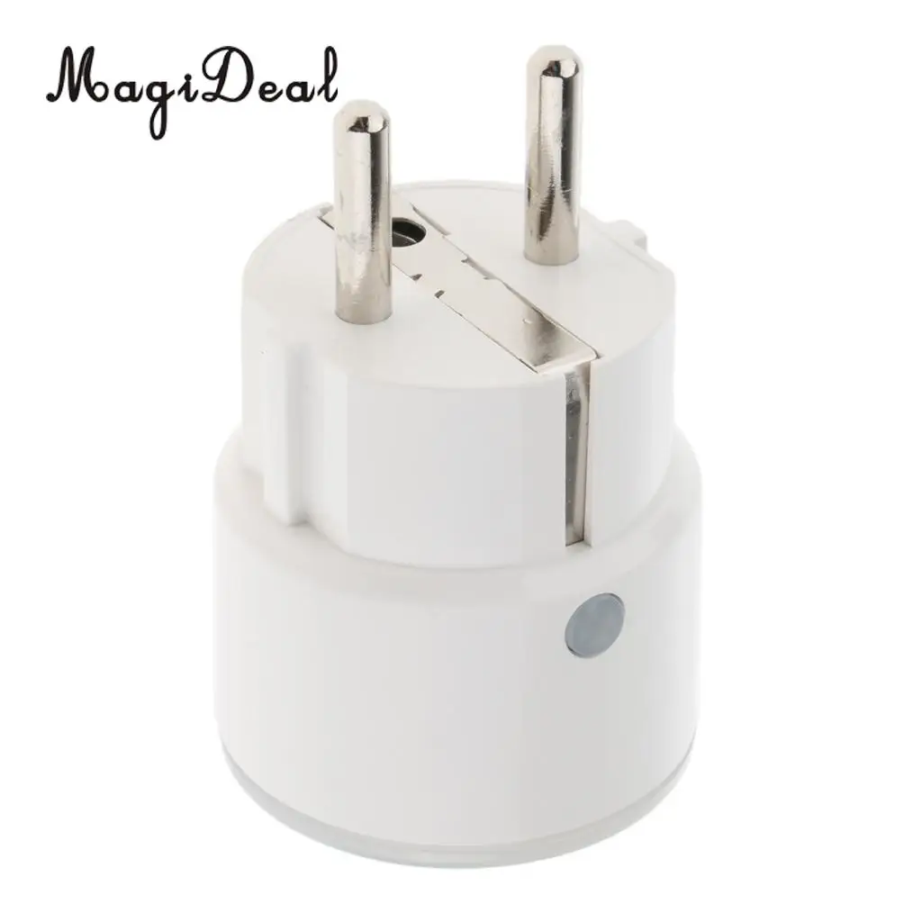 MagiDeal Smart WiFi Plug Outlet Swtich Work With Echo Alexa Google Home Remote EU Durable and Eco-friendly Power Socket | Дом и сад