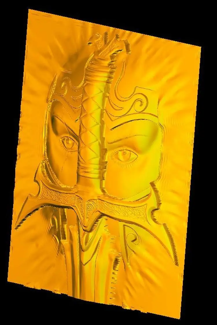 3d модель рельef для ЧПУ в формате STL mask_sмеч | Инструменты