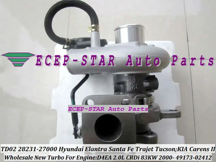 Бесплатная доставка 49173 02410 28231 27000 02412 02401 турбо для KIA Carens Hyundai Elantra Trip Tucson Santa Fe D4EA