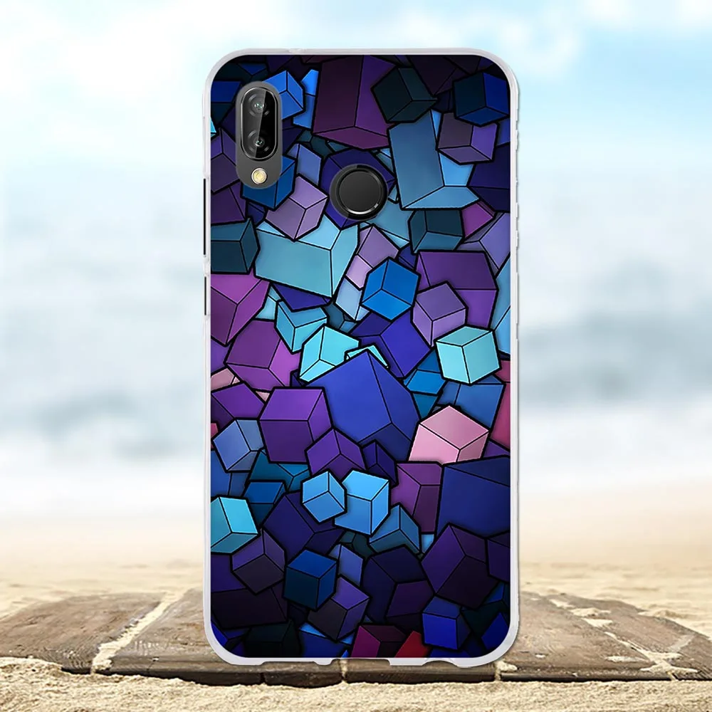 For Huawei P20 Lite Case Soft TPU Silicone ANE-LX1 ANE-LX2 Cover Animal Patterned Nova 3e Bumper | Мобильные телефоны и