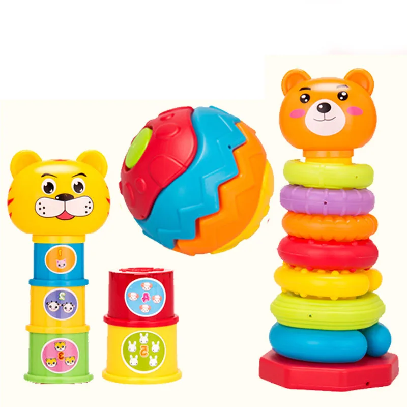 Детская игрушка веселье Сделай Сам красочные сложенные чашечки милые