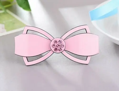 50 BLESSING Good Girl 3.5&quot Acrylic Bowknot Hair Bow France Women New Style | Аксессуары для одежды