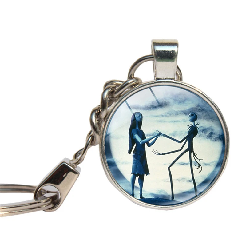 Кошмар перед Рождеством брелок со стеклянным кабошоном кулон ювелирные изделия