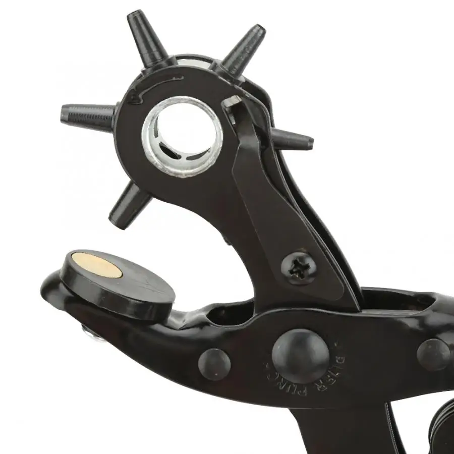 Пробивные настольные пробивные Профессиональные 6 размеров вращающиеся кожаные