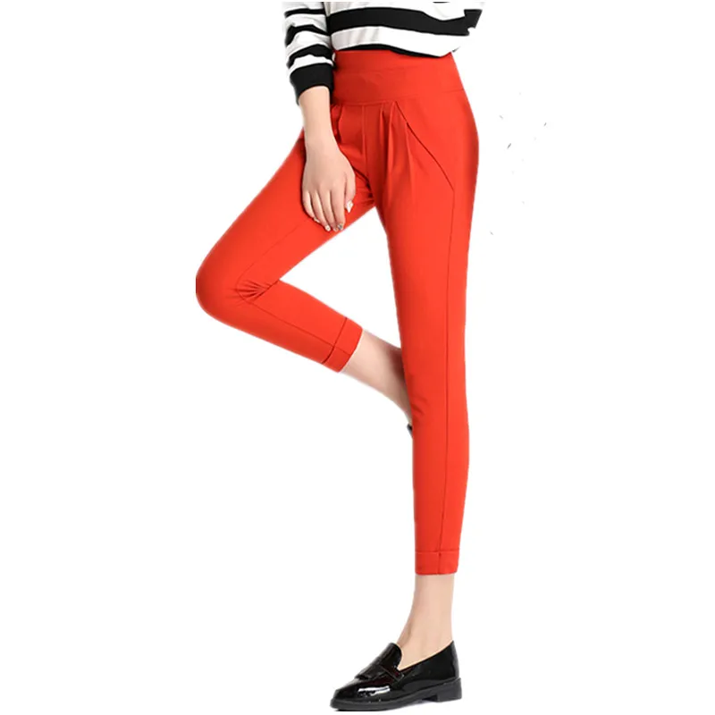 

CHICKEN TOE 2019 Women's Pencil Pants Trouser Fashion Ankle-Length Pants Pocket Plus Loose Casual Harem Pants