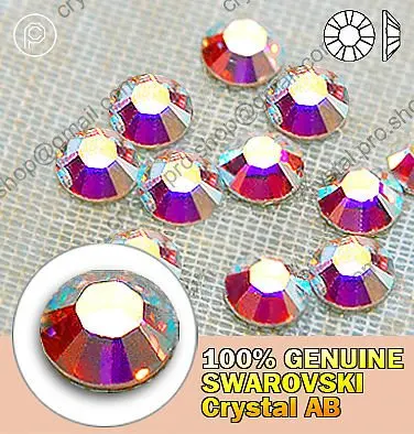 

Ss3 подлинные элементы Сваровски Clear AB(001AB) 1440 pcs 3ss исправленное железо On Crystal