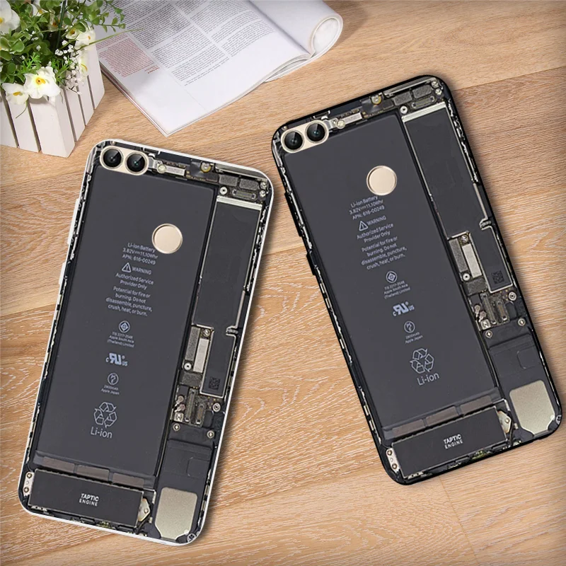 5 65 &quotдля huawei P smart Protection Радуга чехол для телефона наслаждаться 7 S Мягкий