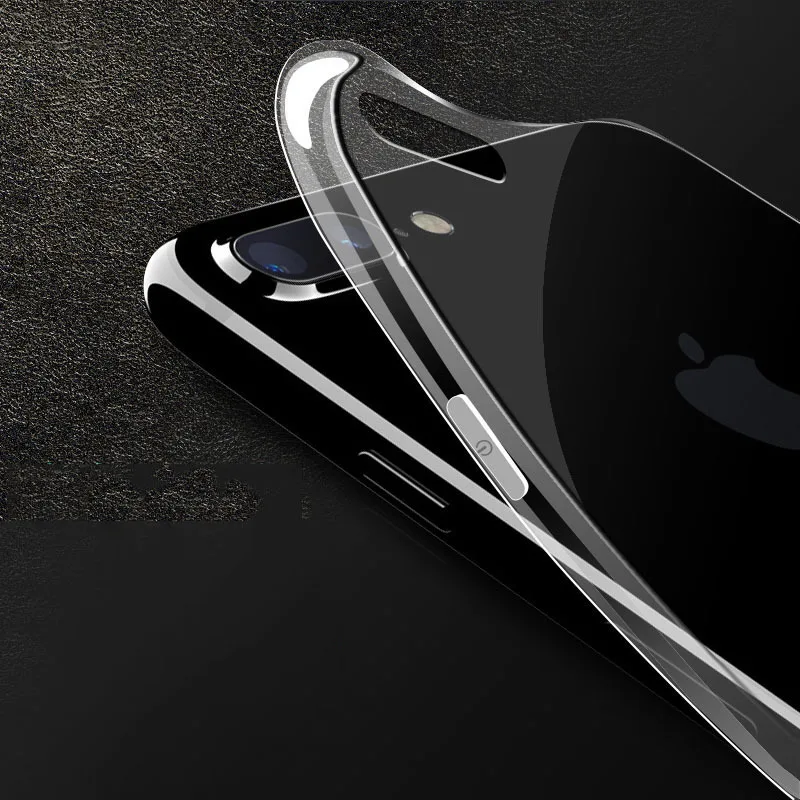 Одежда высшего качества прозрачный мягкий чехол для Apple IPhone X 10 десять 8 4S 5 5S 5C SE 6 S 7