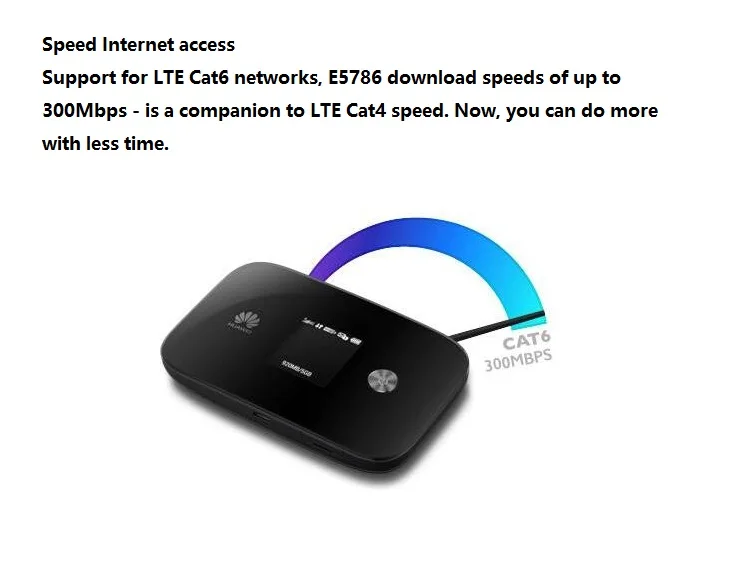 300м самый быстрый 4G модем LTE WiFi беспроводной маршрутизатор Huawei e5786 300mbps 4g lte роутер