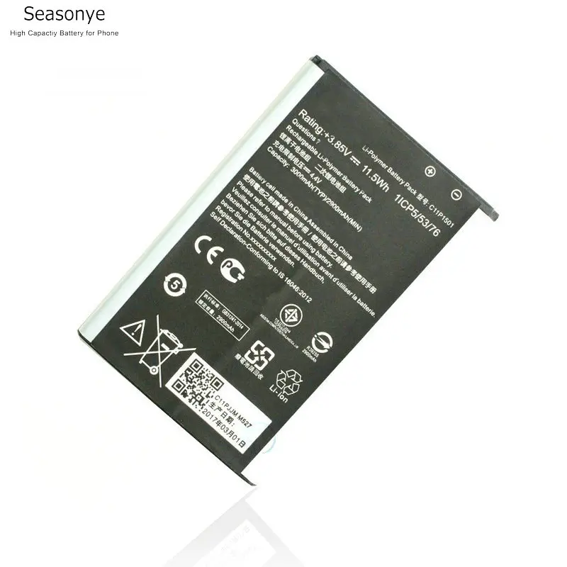 Аккумулятор для ASUS Zenfone 2 Zenfone2 ZE601KL ZD551KL C11P1501 Batteria Batterij 1 шт. 3000 мАч|battery for|battery for