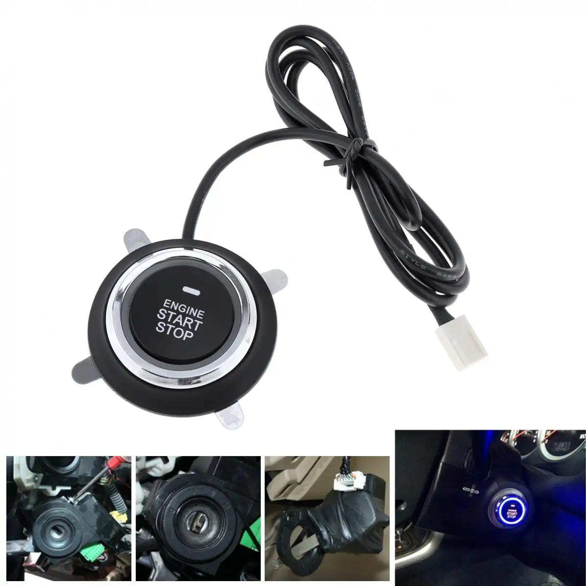 Умный Автомобильный аварийный двигатель Starline кнопка Start Stop RFID замок