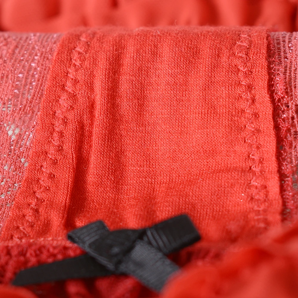 Женские кружевные трусики-маскарадные Трусики с высокой эластичной талией