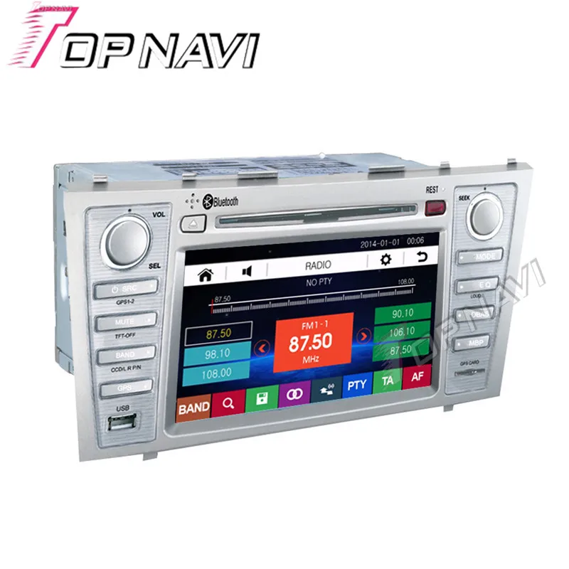 Автомобильная Мультимедийная система Topnavi 7 дюймов DVD GPS для Toyota Camry 2007 2008 2009 2010 2011