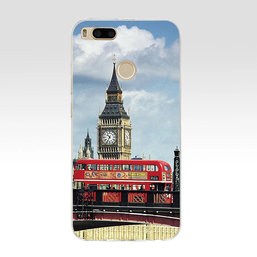 194AQ London Red phone Big Ben силиконовый мягкий ТПУ чехол для телефона xiaomi redmi 4a 6a 4x note 5a pro mi