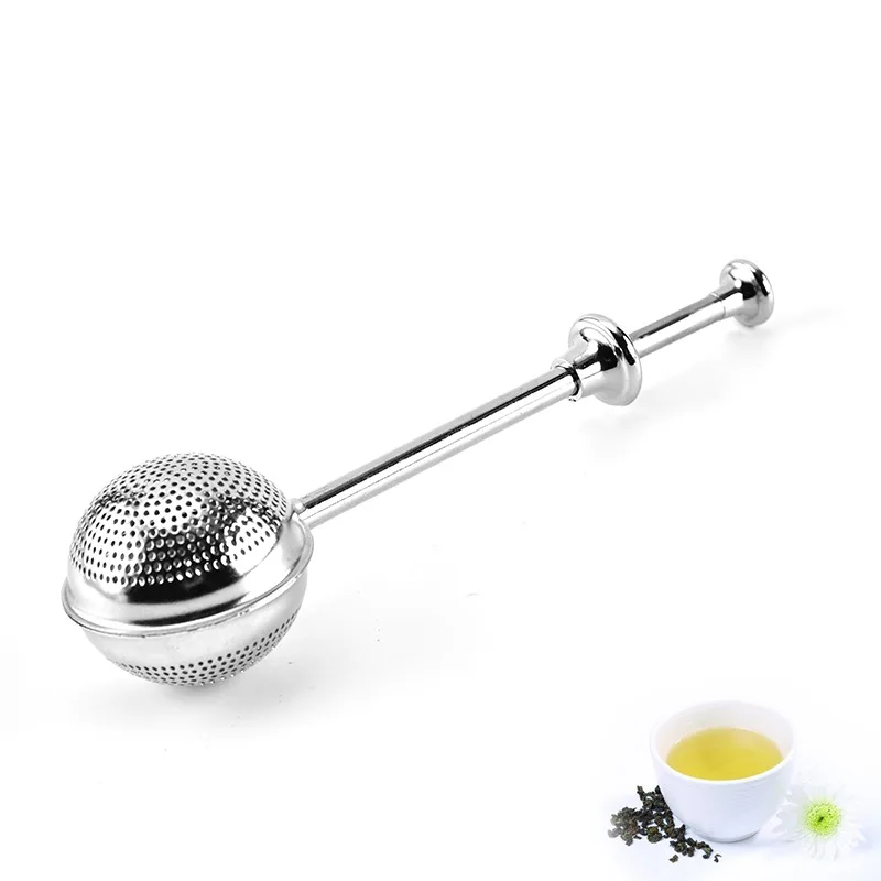 

100 pcs Stainless Steel Teapot Tea Strainer Ball Shape Mesh Tea Infuser Filter Reusable Tea Bag Spice Tea Tool Accessories