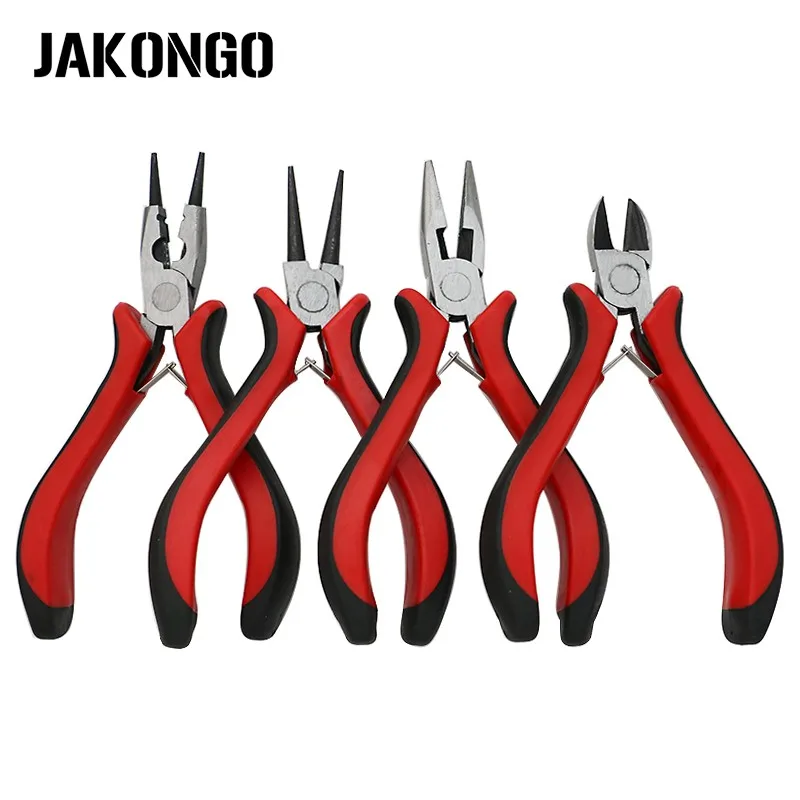 JAKONGO красные плоскогубцы для ювелирных изделий ручной работы бусины поделки из