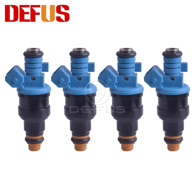 DEFUS 4X оригинальный Bico топливный инжектор сопло OE 0280150450 для Lancia Kappa Fiat Coupe 2.0L 3.0L