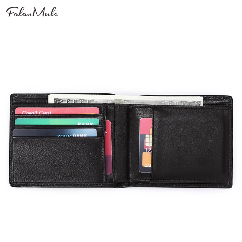 Falan Mule новые кожаные кошелек в деловом стиле для мужчин брендовые Роскошные