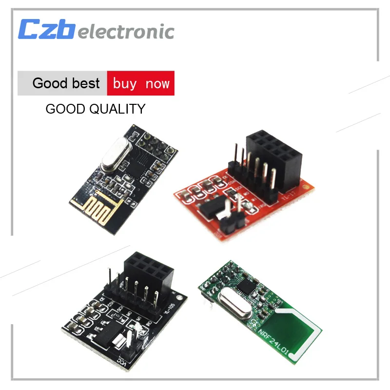 Для Arduino NRF24L01 + 2 4 ГГц беспроводной Радиочастотный трансивер модуль|Модули для