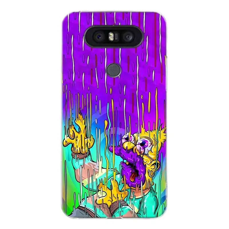 Чехол для задней панели Homer J. Simpson мягкий силиконовый чехол из ТПУ LG G8s Q8 Q7 Q6 G7 G6 G5 V50
